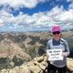 Stephanie Coppedge, CEO of Gideon Math & Reading at the top of Mt. Elbert